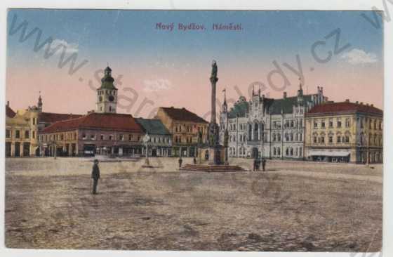  - Nový Bydžov (Hradec Králové), náměstí, kolorovaná