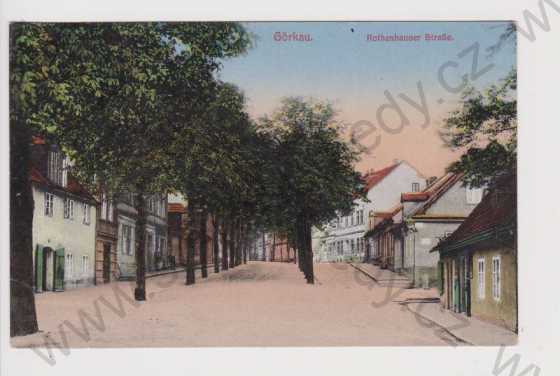  - Jirkov (Chomutov) - Rothenhauser Strasse, kolorovaná