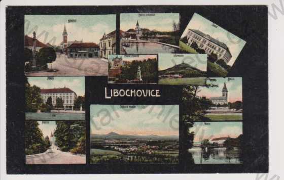  - Libochovice (Litoměřice) - koláž, více záběrů, kolorovaná
