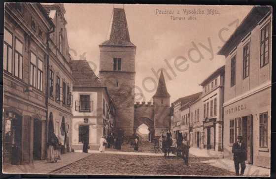  - Vysoké Mýto (Ústí nad Orlicí), Tůmova ulice,  Litomyšlská brána, hostinec, kůň