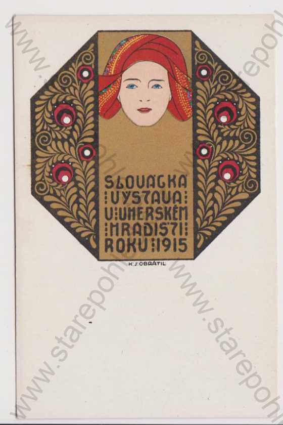  - Umělecké - Slovácká výstava Uherské Hradiště 1915 secese 