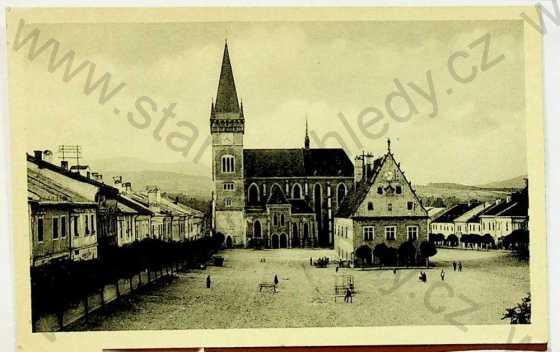  - Slovensko, Bardejov, náměstí