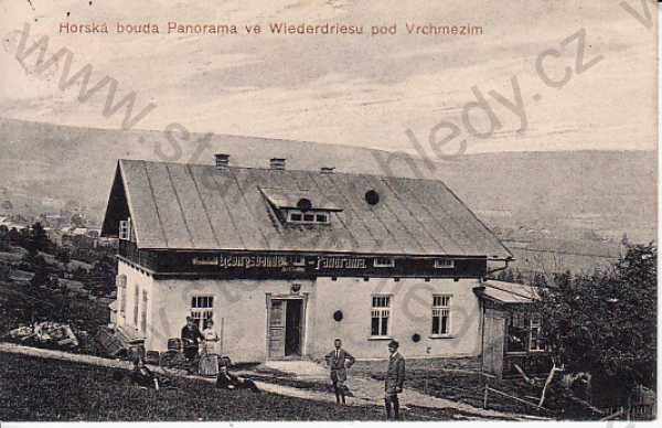  - Horská bouda Panorama ve Wiederdriesu pod Vrchmezím, foto F. ŠMIKA 