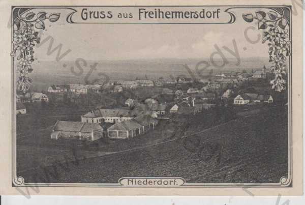  - Svobodné Heřmanice (Freihermersdorf), celkový pohled na město