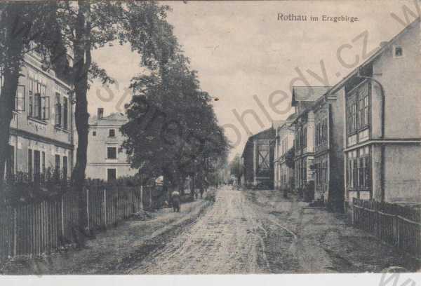  - Rotava (Rothau), záběr ulice
