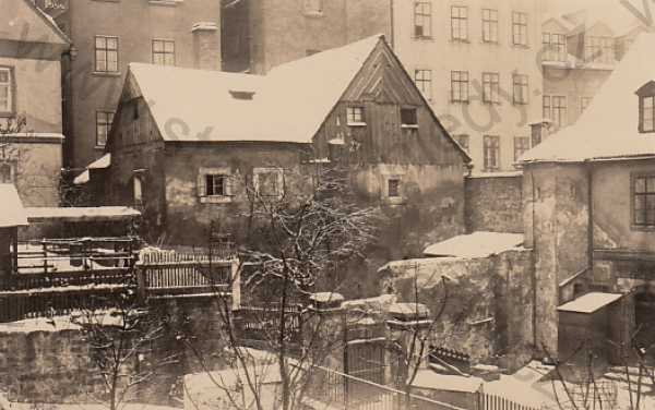  - Liberec stará šatlava / die alte Büttelei ) V ZIMĚ, cca 1900-1910