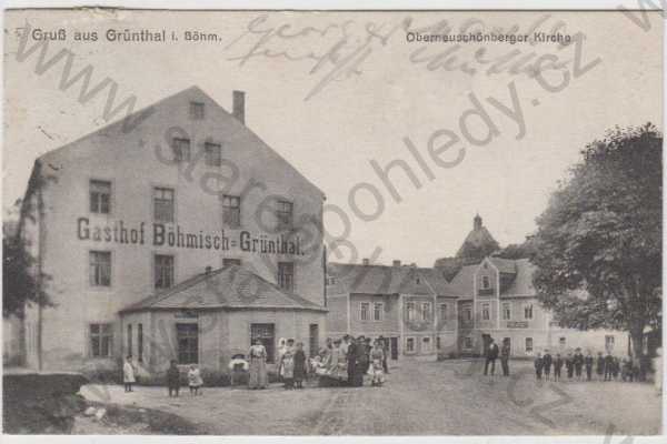  - Zelený Důl - Brandov, hostinec (Gasthof Böhmisch - Grünthal), zaniklé!
