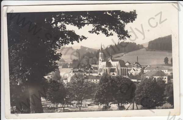  - Vyšší Brod Šumava částečný pohled foto F.SEIDEL