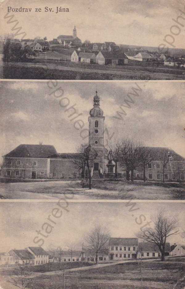  - Svatý Jan nad Malší, (Č.Budějovice), více záběrů obce, foto Heinrich Gelles