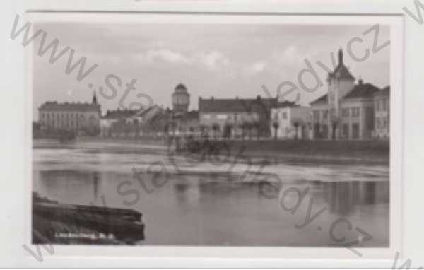  - Břeclav (Lundenburg), řeka, částečný záběr města