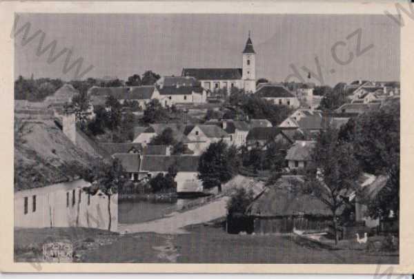  - Lukov (Znojmo), záběr města, kostel