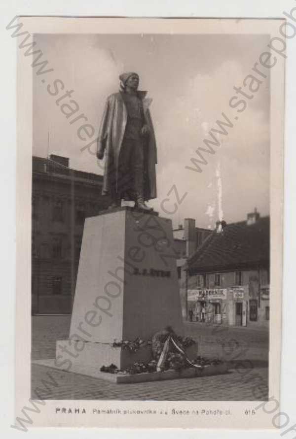  - Pohořelec (Praha 1), pomník, J.J. Švec