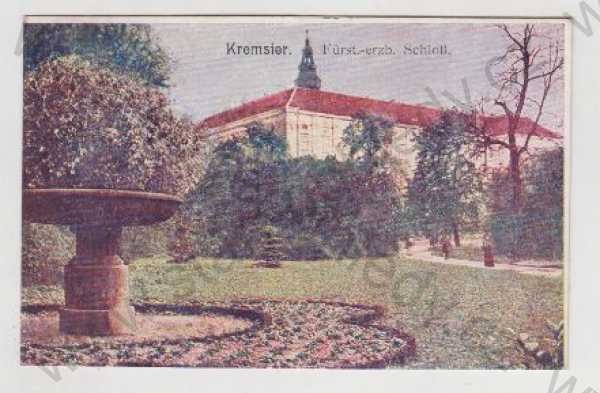  - Kroměříž (Kremsier), zámek, kolorovaná