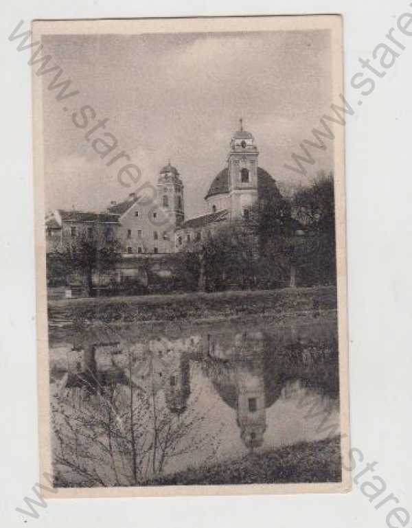  - Jaroměřice nad Rokytnou (Jarmeritz) - Třebíč), rybník, kostel