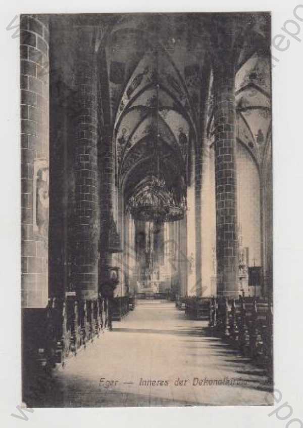  - Cheb (Eger), kostel, oltář, interiér