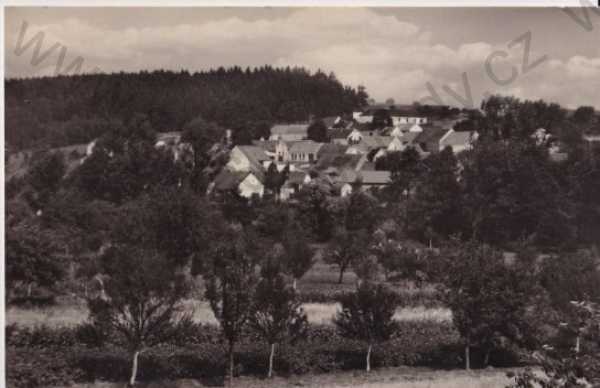  - Příštpo (Moravské Budějovice, Třebíč), pohled na obec, ORBIS