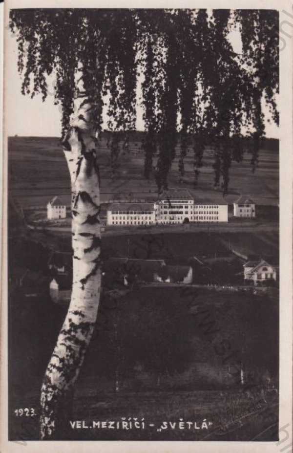  - Velké Meziříčí - Gross Meseritsch (Žďár nad Sázavou), Světlá, foto Vilímek - tlačené razítko