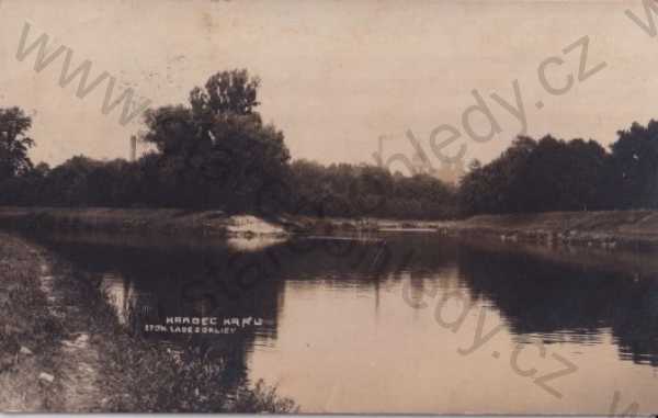  - Hradec Králové (Königgrätz) - soutok Labe a Orlice, řeka