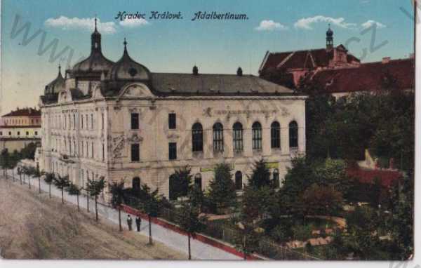  - Hradec Králové (Königgrätz) - Adalbertinum, litografie, kolorovaná