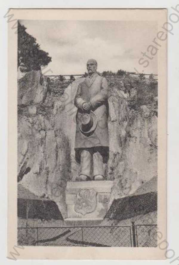  - Kunštát na Moravě (Blansko), T.G. Masaryk, socha