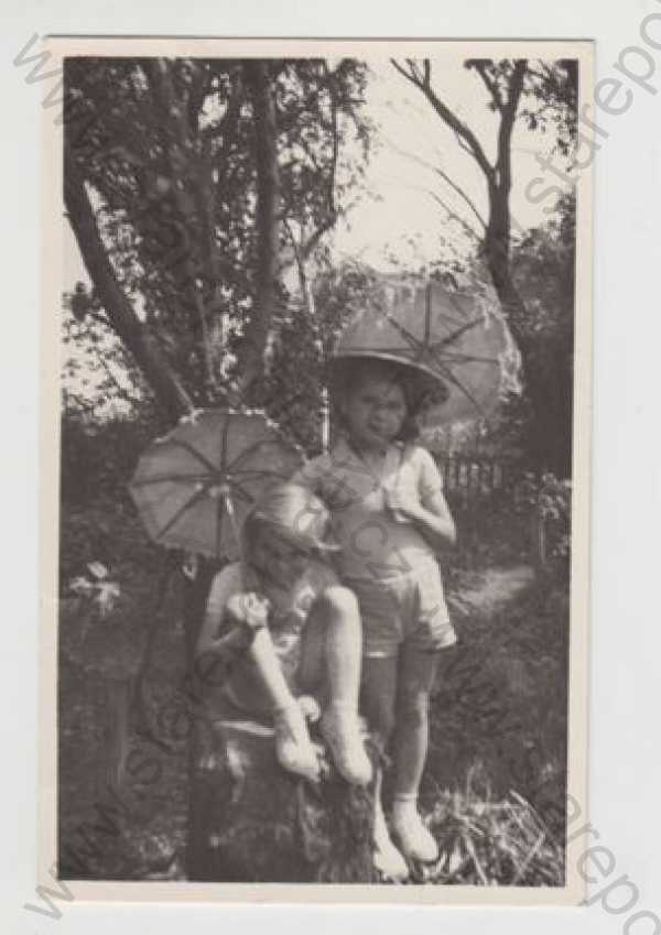  - Děti - foto, deštník, slunečník