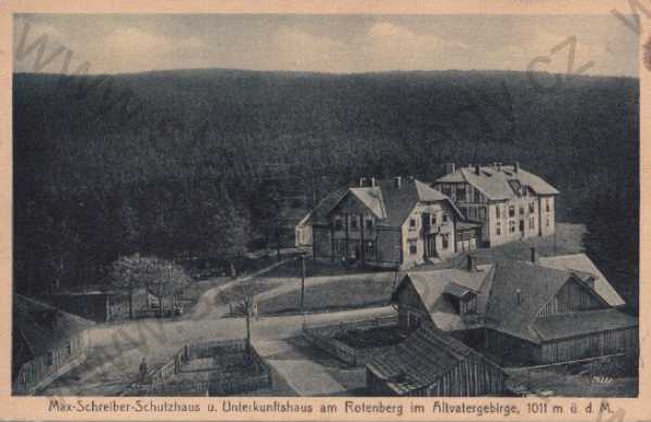  - Červená Hora - Roter Berg (Bruntál), Jeseníky, turistická chata