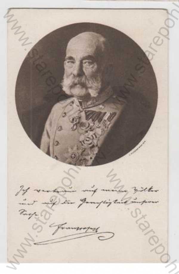  - Císař František Josef I., odznak, řád, vyznamenání