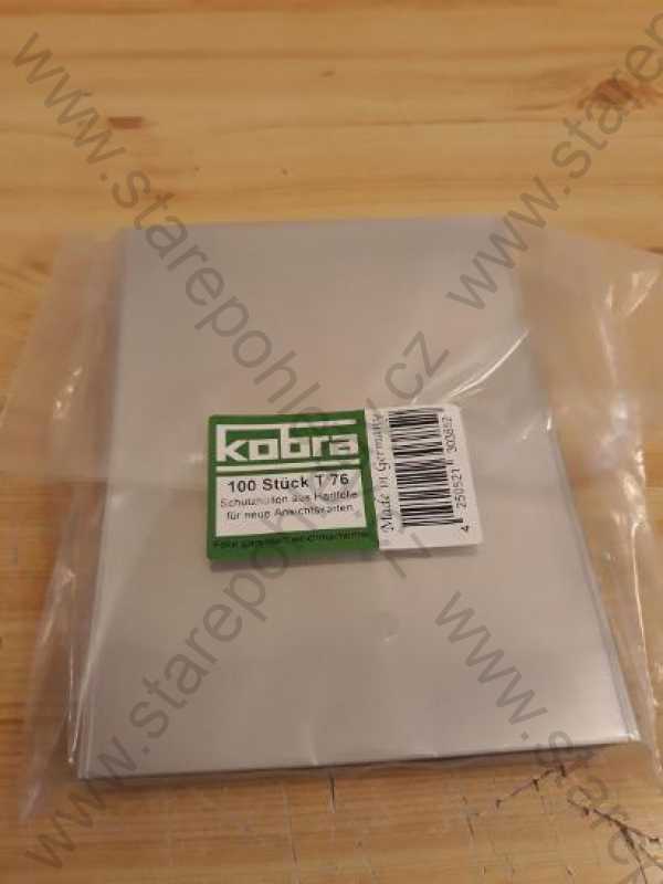  - 100 x obal KOBRA T76 na VF pohlednic ( 107 x 150 mm ) DIN A6 - kvalita