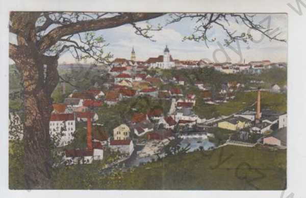  - Nové Město nad Metují (Náchod), celkový pohled, kolorovaná