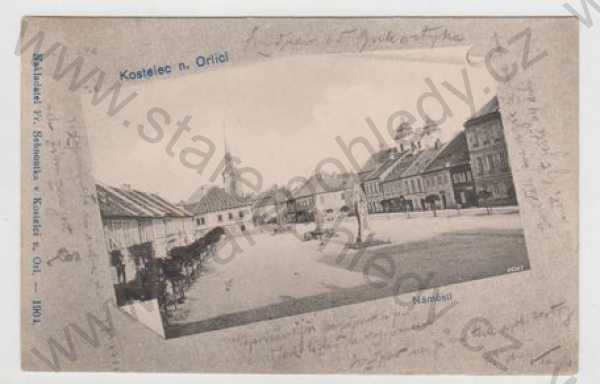  - Kostelec nad Orlicí (Rychnov nad Kněžnou), náměstí, DA