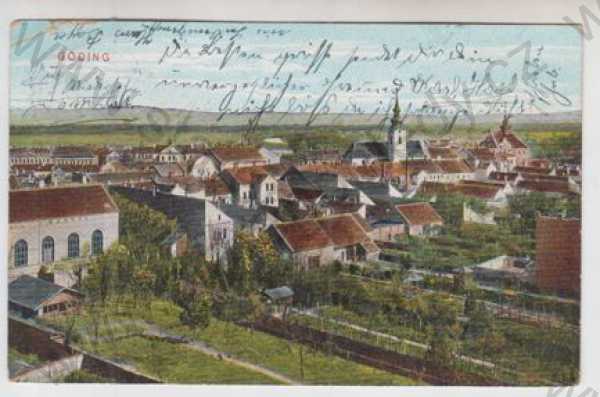  - Hodonín (Göding), celkový pohled, kolorovaná