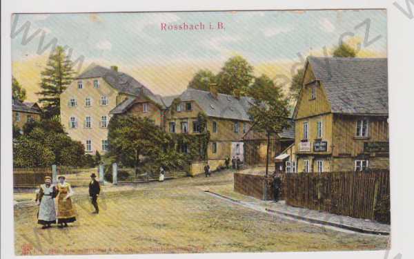  - Hranice (Rossbach) - partie, restaurace, kolorovaná
