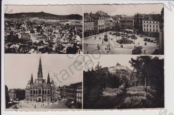  - Liberec - celkový pohled, náměstí, radnice, Ještěd ?