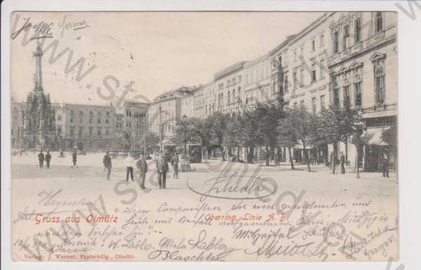  - Olomouc (Olmütz) - náměstí, tramvaj, DA