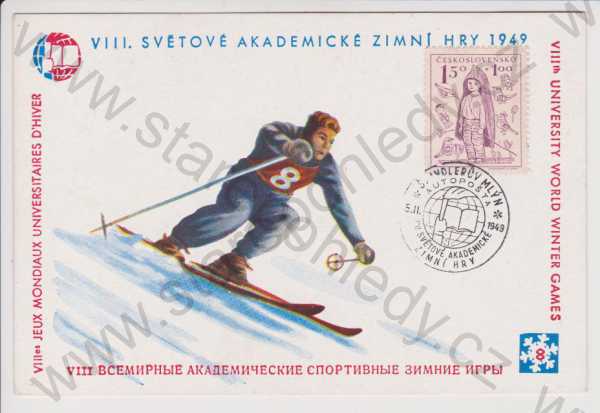  - VIII. světové akademické zimní hry 1949, velký formát
