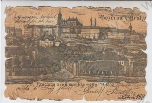  - Praha 1, Hradčany, historická (1800), DA