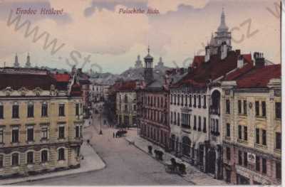  - Hradec Králové - Palackého třída, litografie, kolorovaná