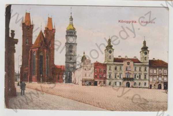  - Hradec Králové (Königgrätz), náměstí, kolorovaná