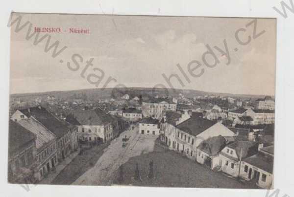  - Hlinsko (Chrudim), náměstí, částečný záběr města