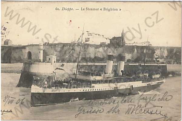  - Loď - Dieppe - Le Steamer 