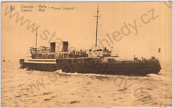  - Loď parní - Ostende, Prince Leopold
