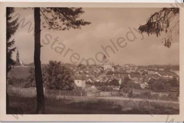  - Dačice (Jindřichův Hradec) celkový pohled, Fototypia-Vyškov