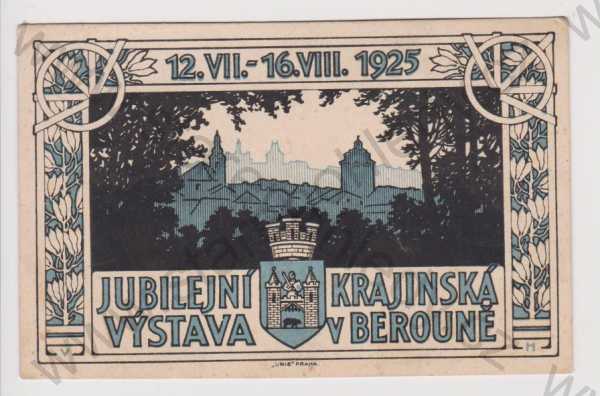  - Beroun - jubilejní krajinská výstava 1925, koláž
