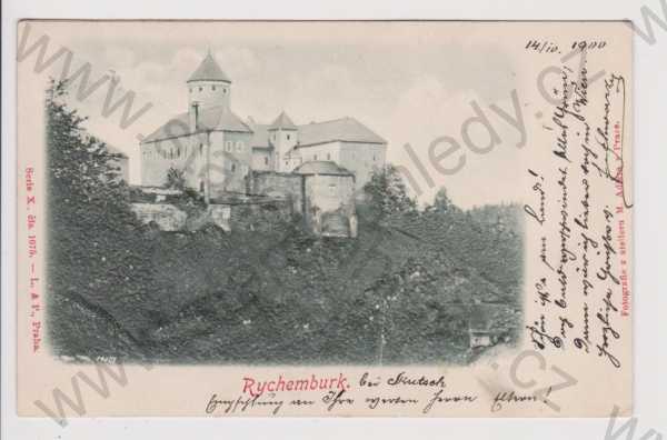  - Rychemburk - hrad, plastická karta, DA
