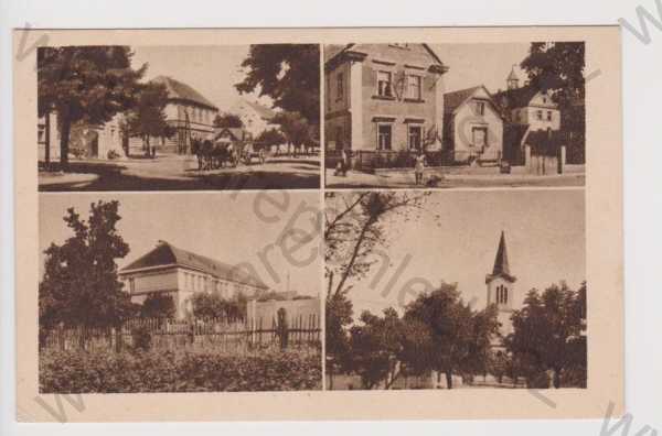  - Mutějovice - kostel, škola, kůň, partie