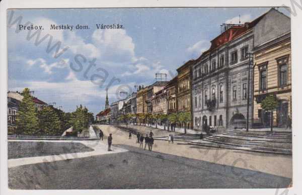  - Slovensko - Prešov - městský dům, kolorovaná