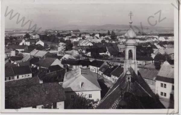  - Hulín - Hullein (Kroměříž), pohled na město z výšky