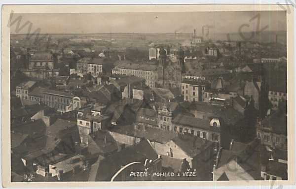  - Plzeň, pohled na město z věže