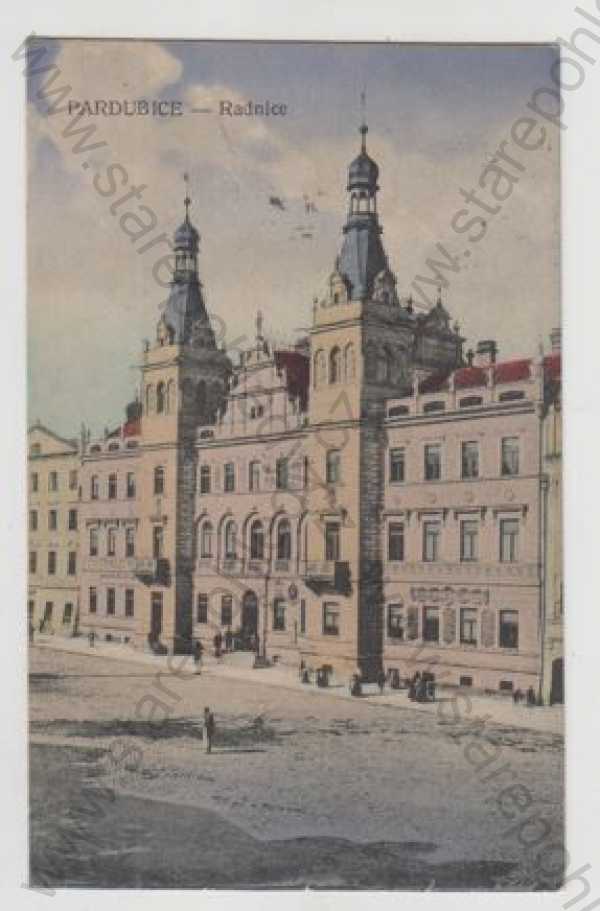  - Pardubice, radnice, kolorovaná