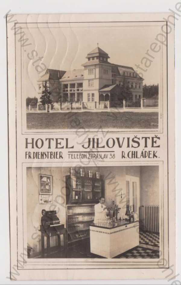  - Jíloviště - hotel, výčep, koláž